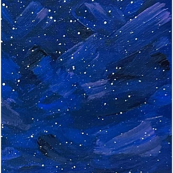 Celebrate 4 - Fireworks Landscape Painting by Deb Bossert Artworks - 8" x 10" - Picture 5 of 7